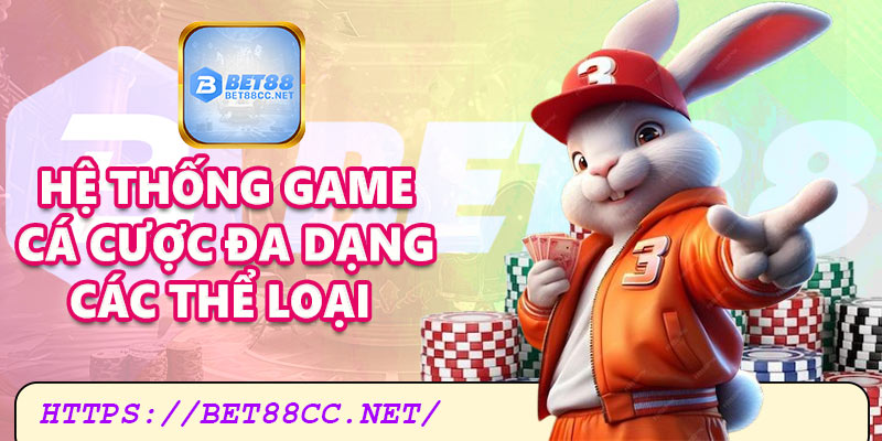 Hệ thống game cá cược đa dạng các thể loại