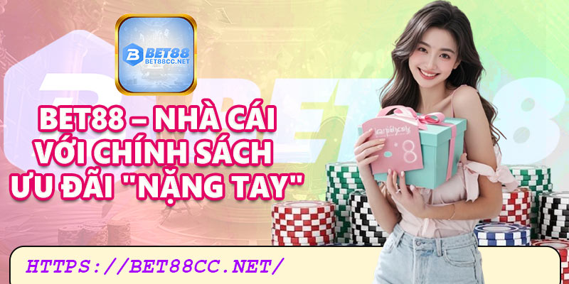 Bet88 – Nhà cái với chính sách ưu đãi "nặng tay"