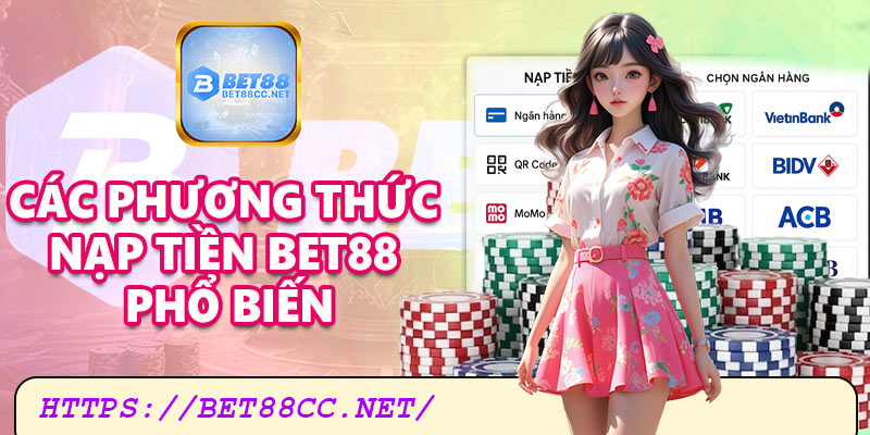 Các phương thức nạp tiền Bet88 phổ biến